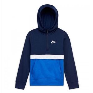 Nike Colorblock Halfzip Hoodie M Nwt 